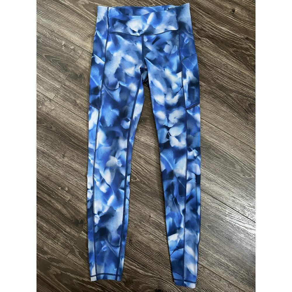 Lululemon Speed Up Tight Blush Blossom Alpine White Midnight Navy Size 4